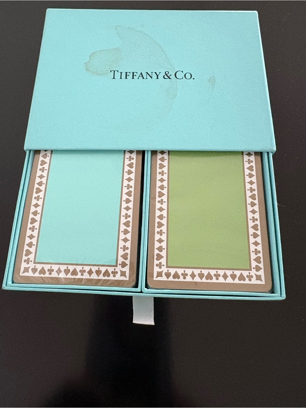 Tiffany & Co. Two-Deck Playing Card Set